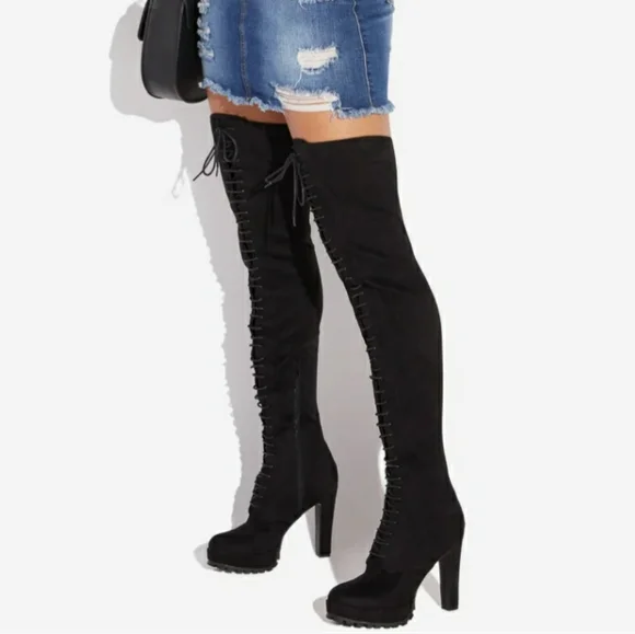 Shoe Dazzle Shoes Remi Over The Knee Boot Poshmark